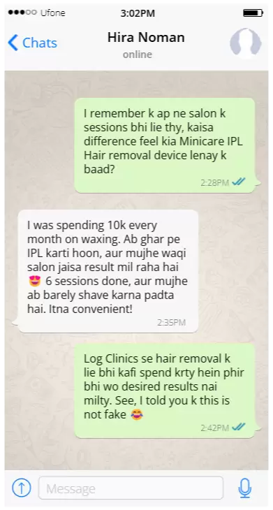 minicare ipl hair removal device review. hira