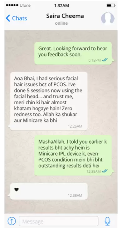 minicare ipl hair removal device review. saira