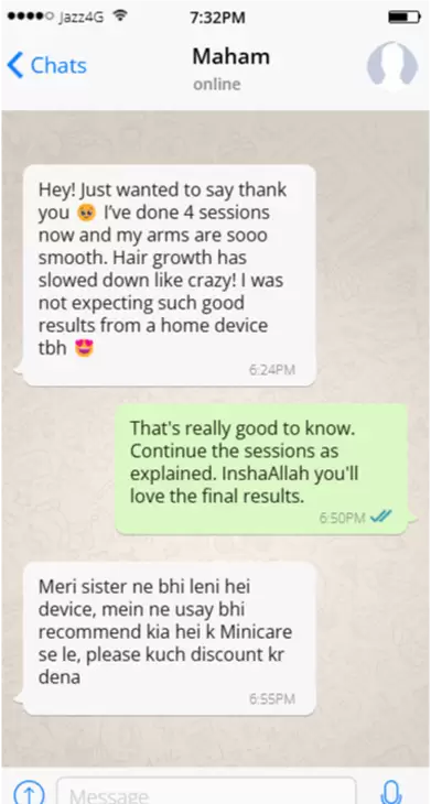 minicare ipl hair removal device review